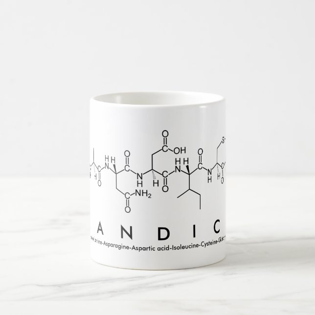 Taza De Café Candice peptido nombre mug (Centro)