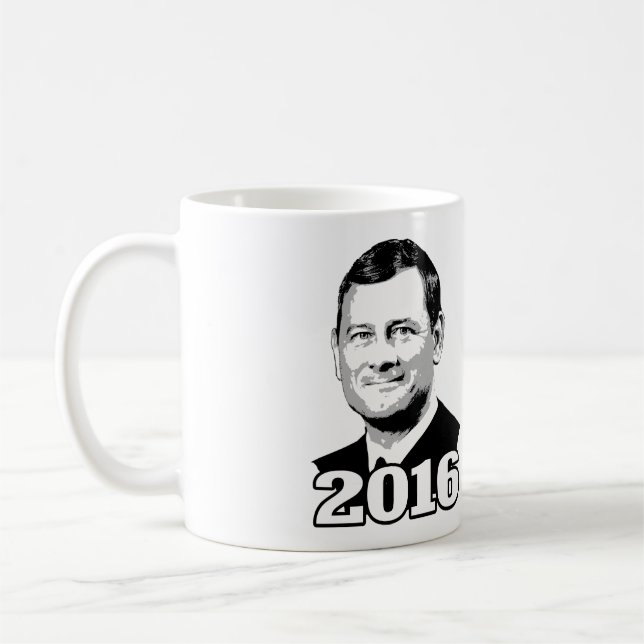 TAZA DE CAFÉ CANDIDATO 2016 DE JOHN ROBERTS (Izquierda)