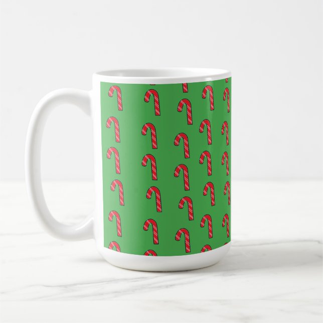 Taza De Café Candy Cane (Izquierda)
