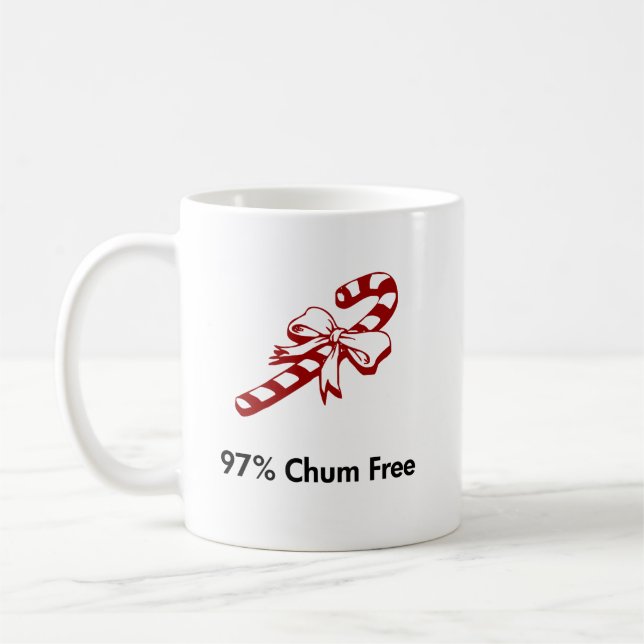 Taza De Café Candy Cane 97 por ciento Chum (Izquierda)