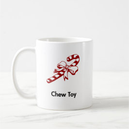 Taza De Café Candy Cane Chew Toy