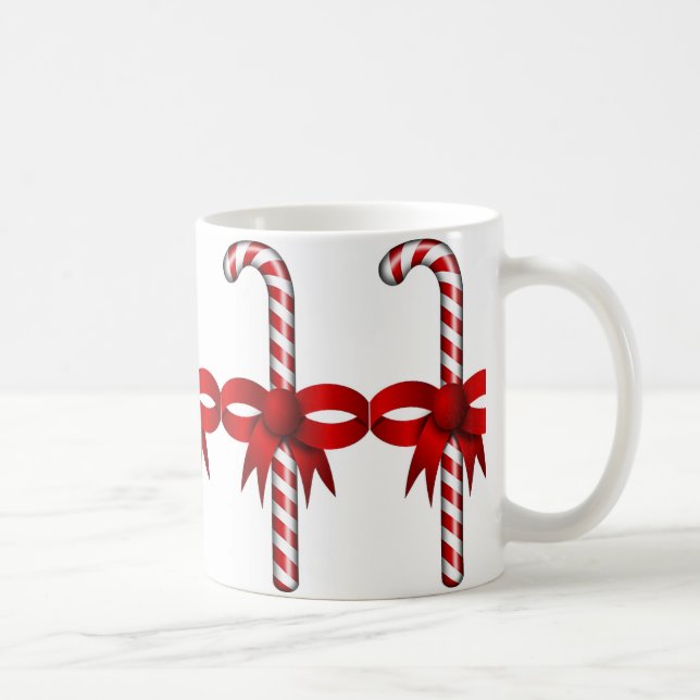 Taza De Café Candy Cane Coffee Mug (Derecha)