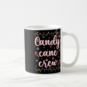 Taza De Café Candy Cane Crew Funny Navidades Candy Lover Xmas P