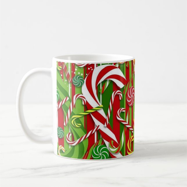 Taza De Café Candy Cane Heaven (Izquierda)