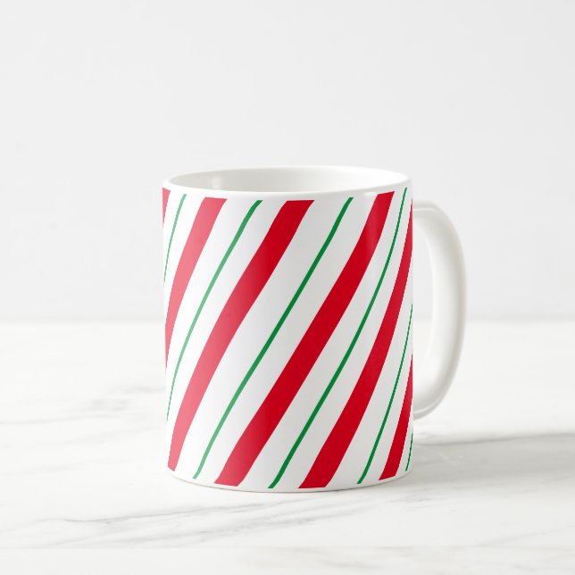 Taza De Café Candy Cane Holiday Mug (Anverso derecho)