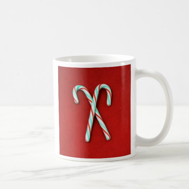 Taza De Café Candy Cane Navidades Mug (Derecha)