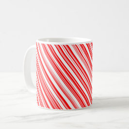 Taza De Café Candy Cane Navidades Stripes 4Jamielee