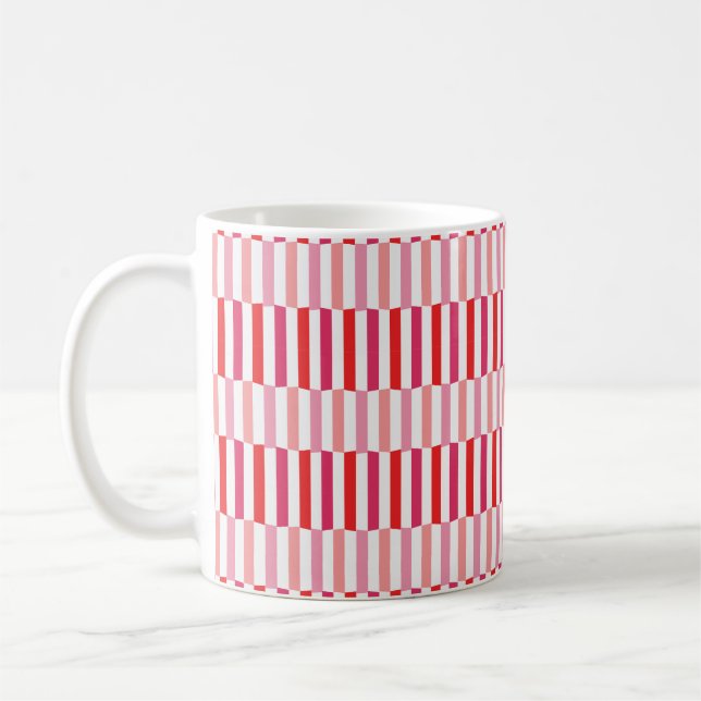 Taza De Café Candy Canes cruzados (Izquierda)