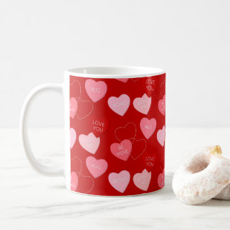Taza De Café Candy Heart Cascade