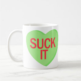 Taza De Café Candy Heart - SUCK IT