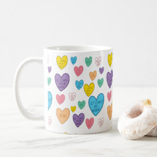 Taza De Café Candy Hearts