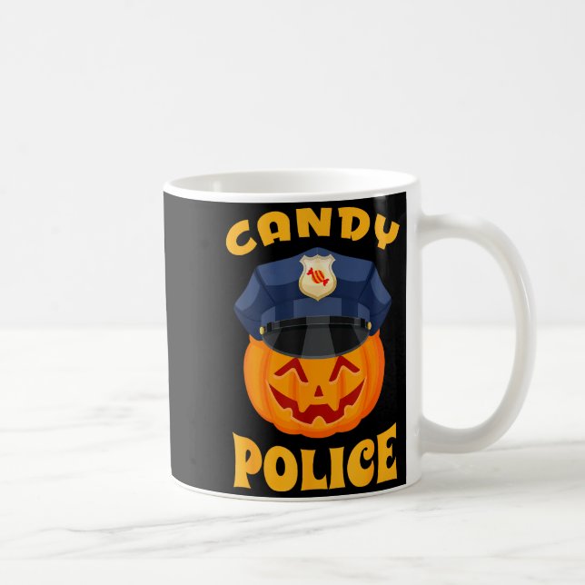 Taza De Café Candy Lice Halloween Party Trick Or Treat Security (Derecha)