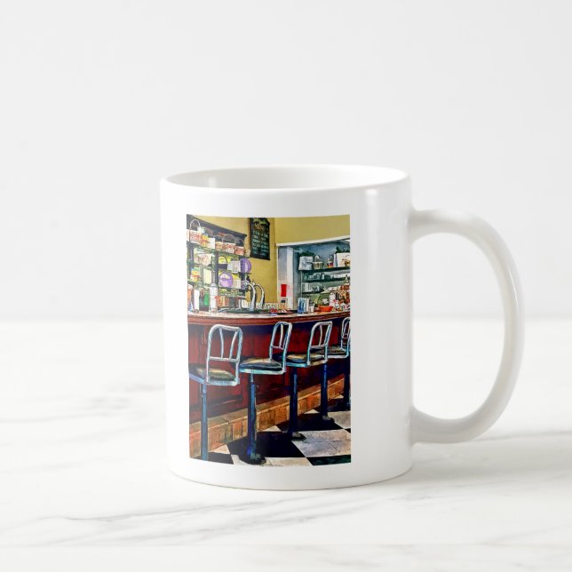 Taza De Café Candy Store con Fuente De Soda (Derecha)