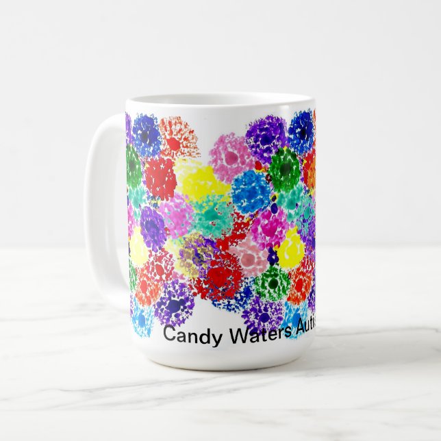 Taza De Café Candy Waters Autism Artism Coffee Mug (Anverso izquierdo)