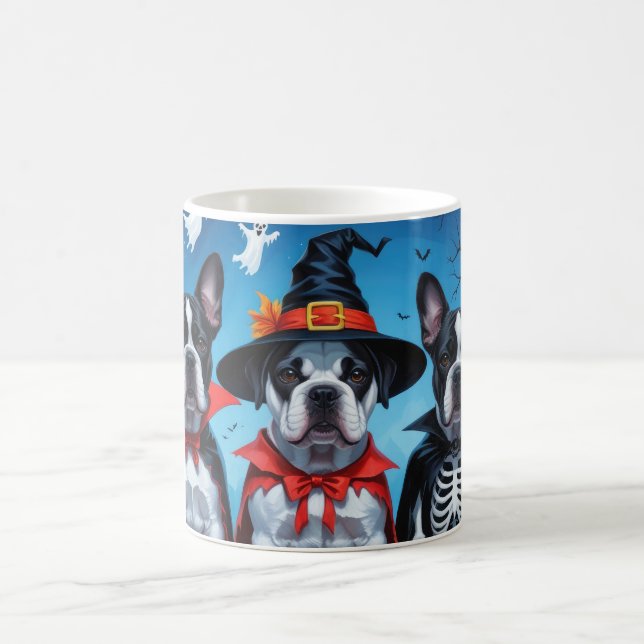 Taza De Café Cane Corso Dogs Calabaza Halloween Funny (Centro)