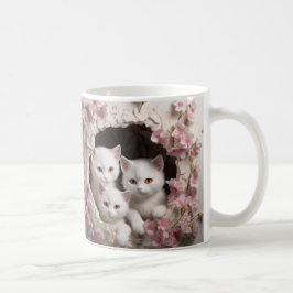Taza De Café Caneca 3D Gato
