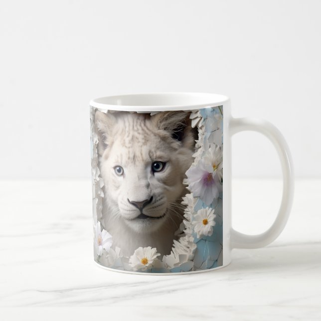 Taza De Café Caneca 3D Leoa (Derecha)