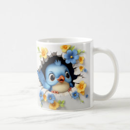 Taza De Café Caneca 3D Pássaro 