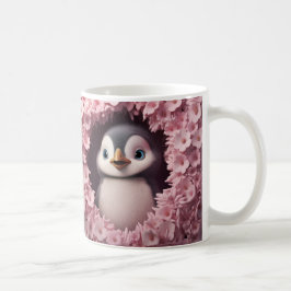 Taza De Café Caneca 3D Pinguim