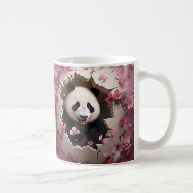 Taza De Café Caneca 3D Urso (Derecha)