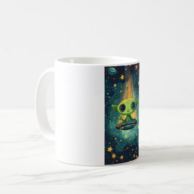 Taza De Café caneca alien stars (Anverso izquierdo)