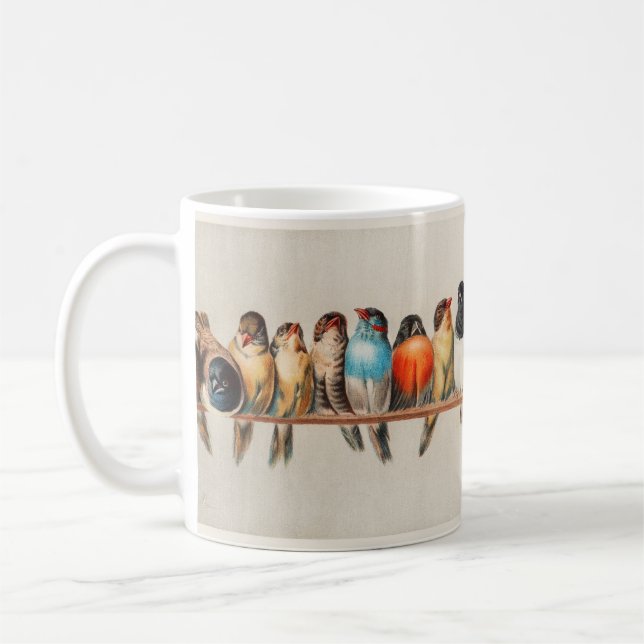 Taza De Café Caneca Birds (Izquierda)