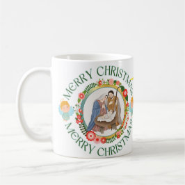 Taza De Café Caneca branca brilhante-Natal