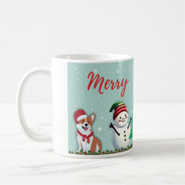 Taza De Café Caneca branca brilhante-Natal