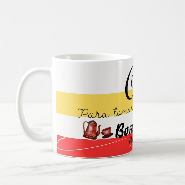 Taza De Café Caneca branca clássica (Izquierda)