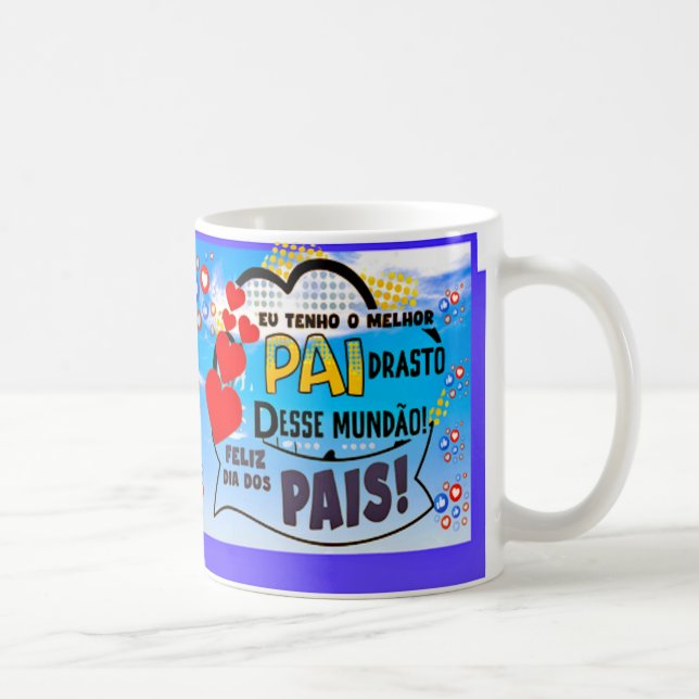 Taza De Café Caneca branca clássica, Pais (Derecha)