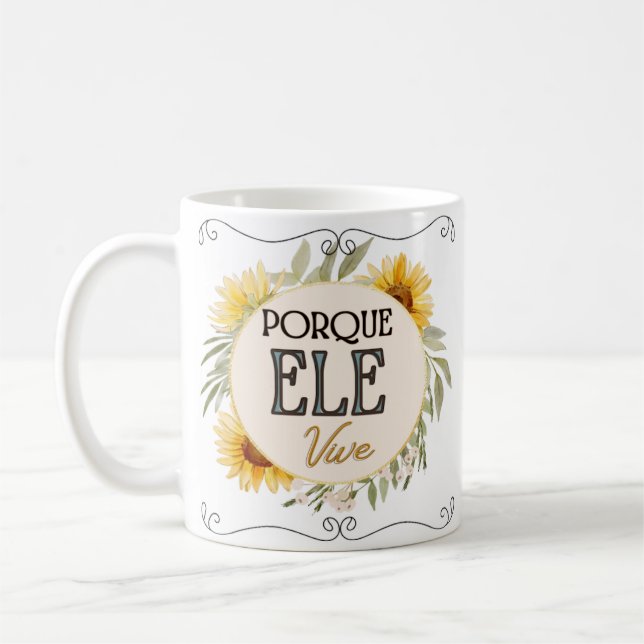 Taza De Café Caneca branca clássica - Páscoa (Izquierda)