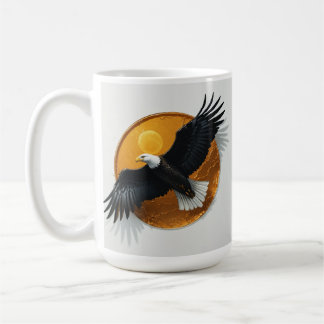 Taza De Café Caneca branca com design aguia
