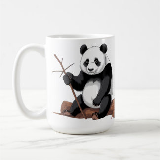Taza De Café Caneca branca panda