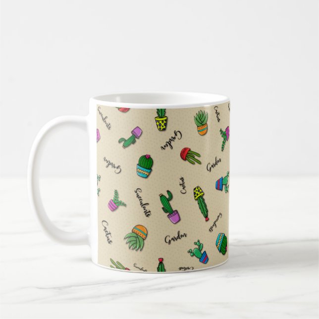 Taza De Café Caneca Cactus (Izquierda)