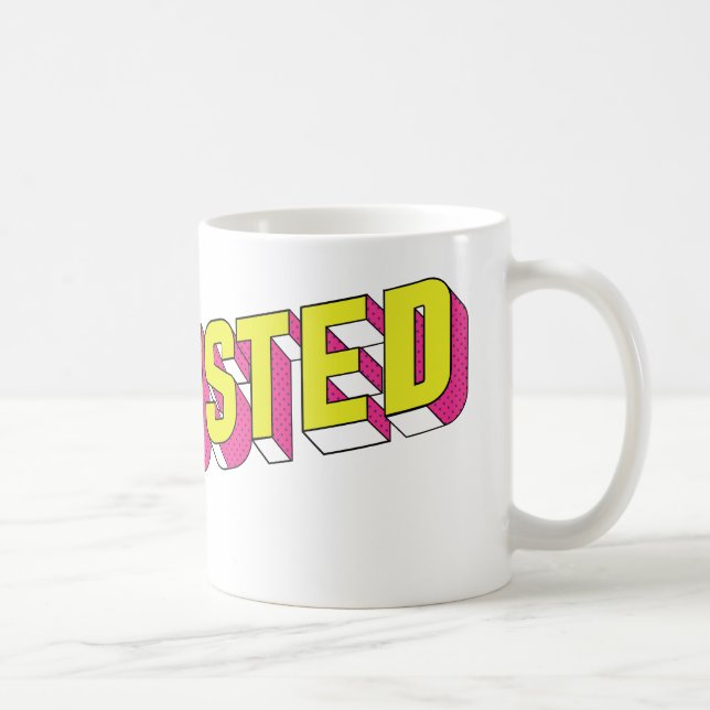 Taza De Café Caneca "Exhausted" (Derecha)