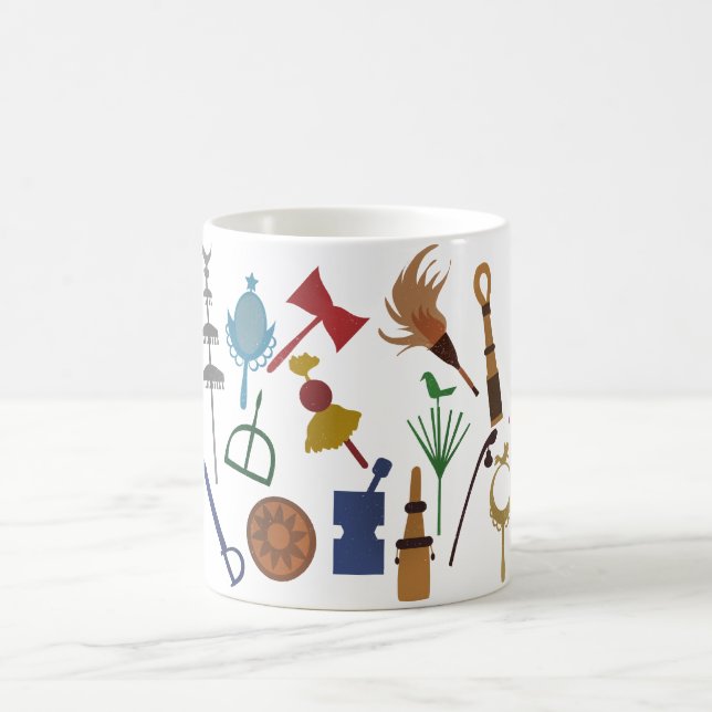 Taza De Café Caneca Ferramentas dos Orixás (Centro)