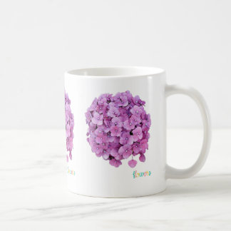Taza De Café Caneca Flor Hortência