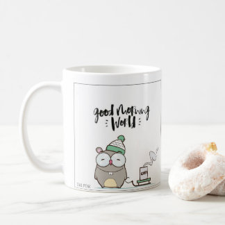Taza De Café Caneca Good Morning World - DKLFDK