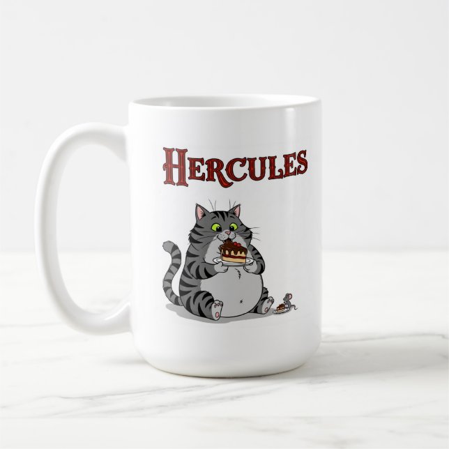 Taza De Café Caneca Hercules Bolo e Rato (Izquierda)