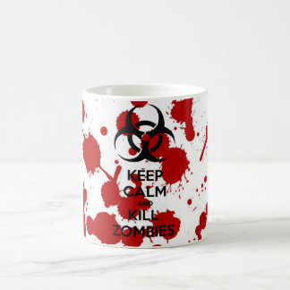 Taza De Café Caneca Keep Calm And Kill Zombies