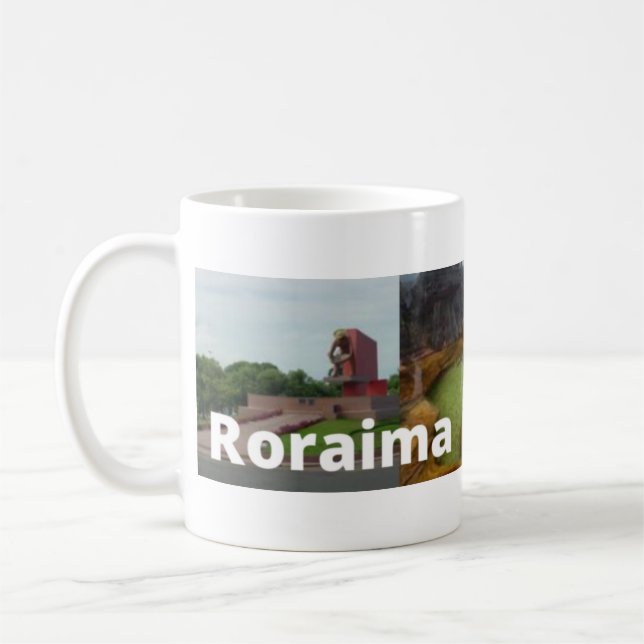 Taza De Café Caneca lembrança de Roraima Brasil (Izquierda)