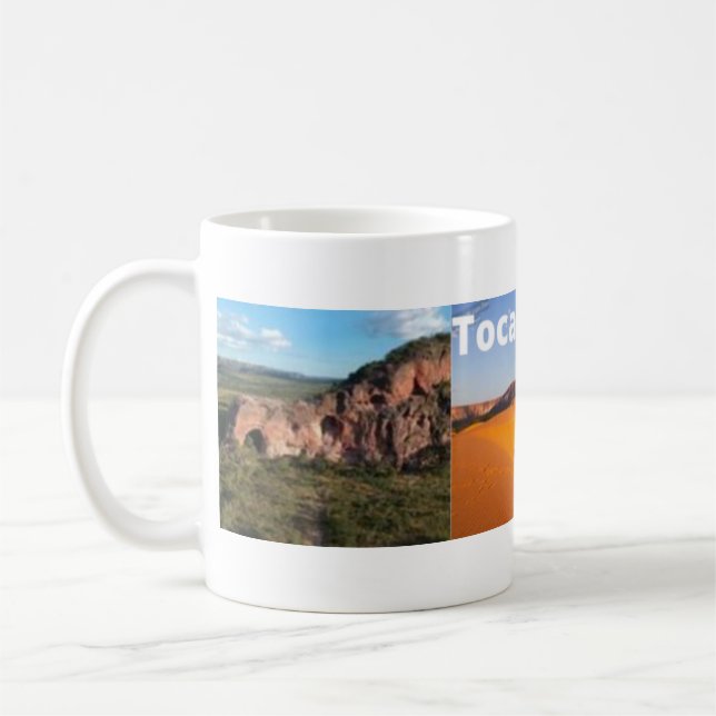 Taza De Café Caneca lembrança de Tocantins Brasil (Izquierda)