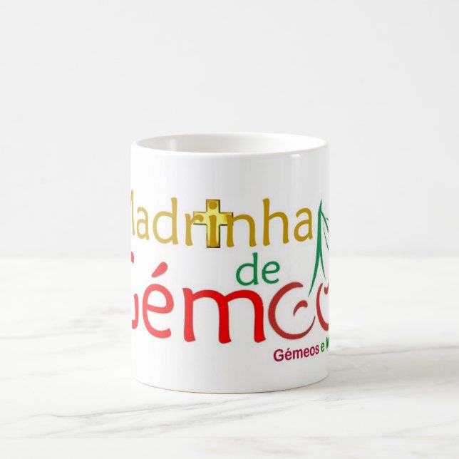 Taza De Café Caneca Madrinha de Gémeos (Centro)