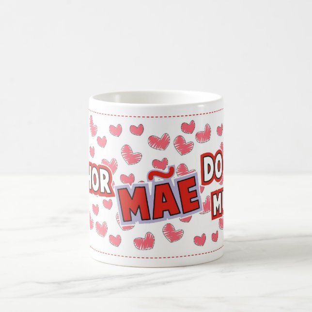 Taza De Café Caneca "Melhor mae do mundo" (Centro)