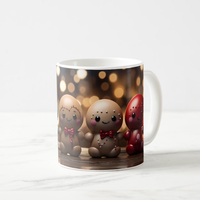 Taza De Café Caneca (Mug) Cookie de Natal (Anverso derecho)