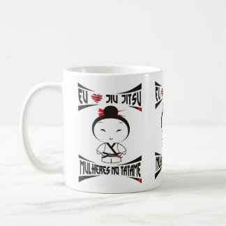 Taza De Café Caneca Mulheres no Tatame - Eu amo Jiu Jitsu