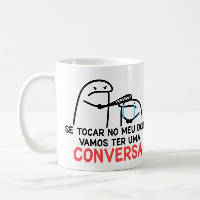 Taza De Café Caneca Não Toca no meu Doce! (Izquierda)