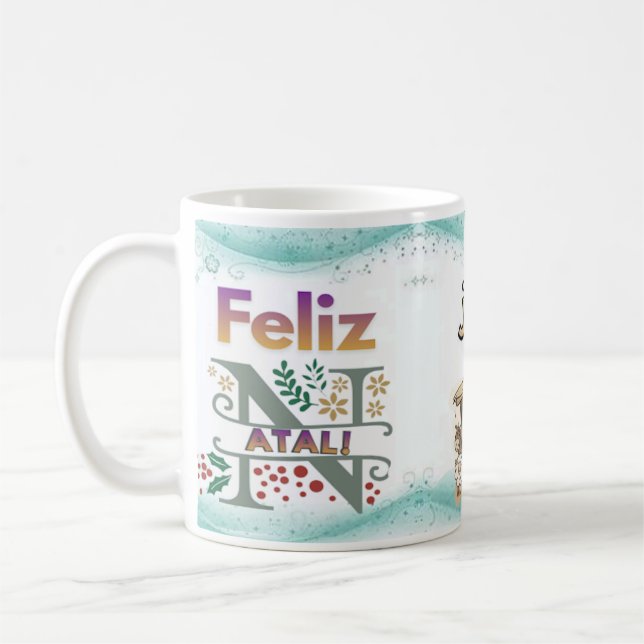 Taza De Café Caneca Natalina Clássica (Izquierda)