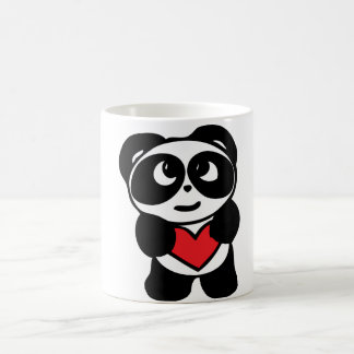 Taza De Café Caneca Panda apaixonado