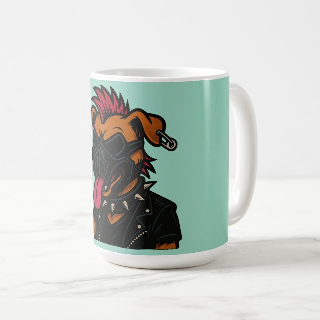 Taza De Café Caneca para café cachorro maluco (Anverso derecho)